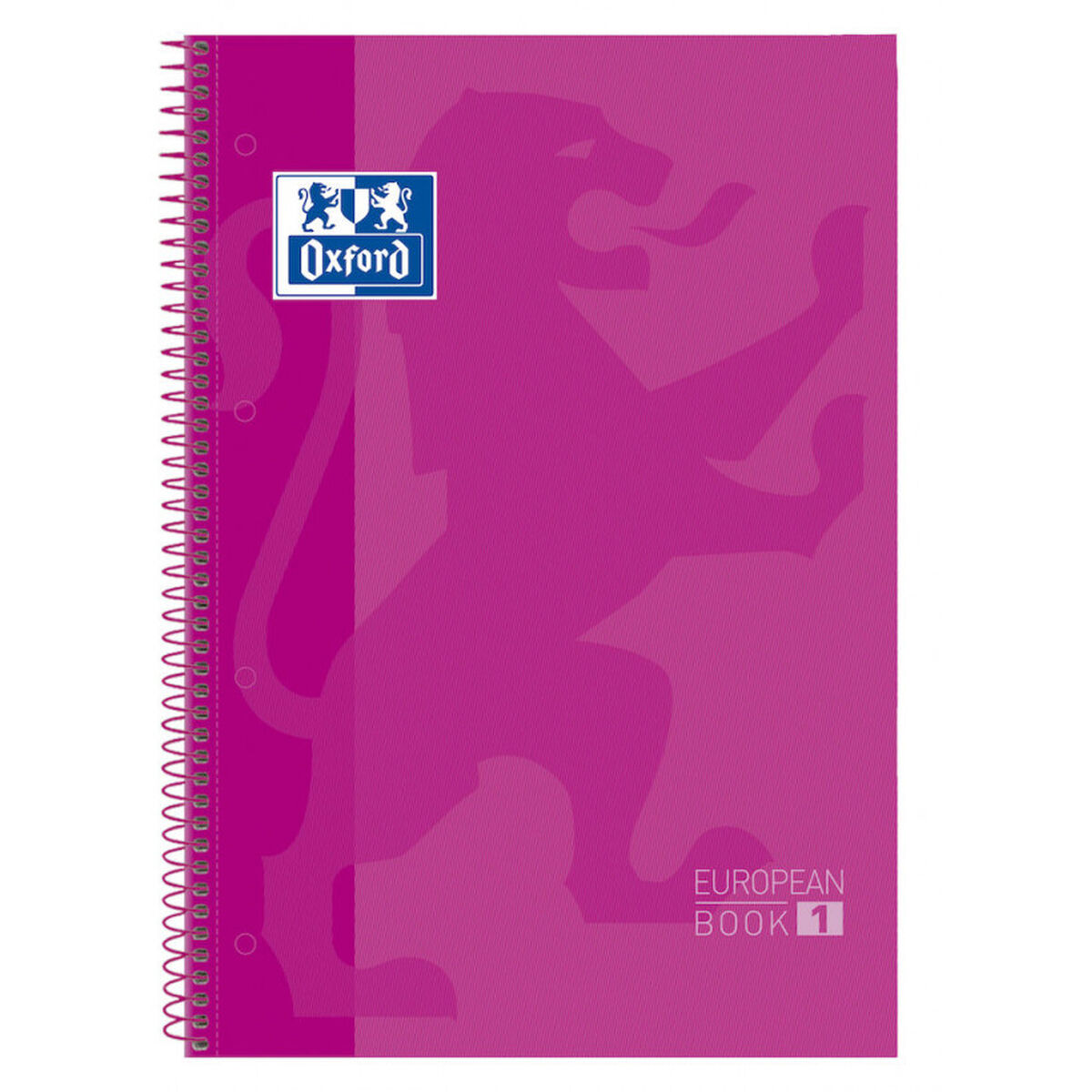 Notizbuch Oxford European Book Pink A4 A4+ 80 Blatt 5 Stücke – LuxeStyle Schweiz