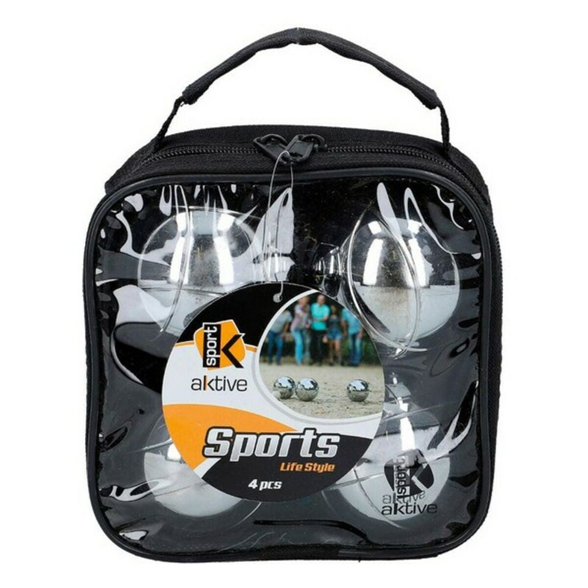 Boccia-Spielset Aktive Metall 16 x 7 x 17 cm