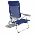 Gepolsterte Campingstuhl Aktive 47 x 57 x 89 cm Grau