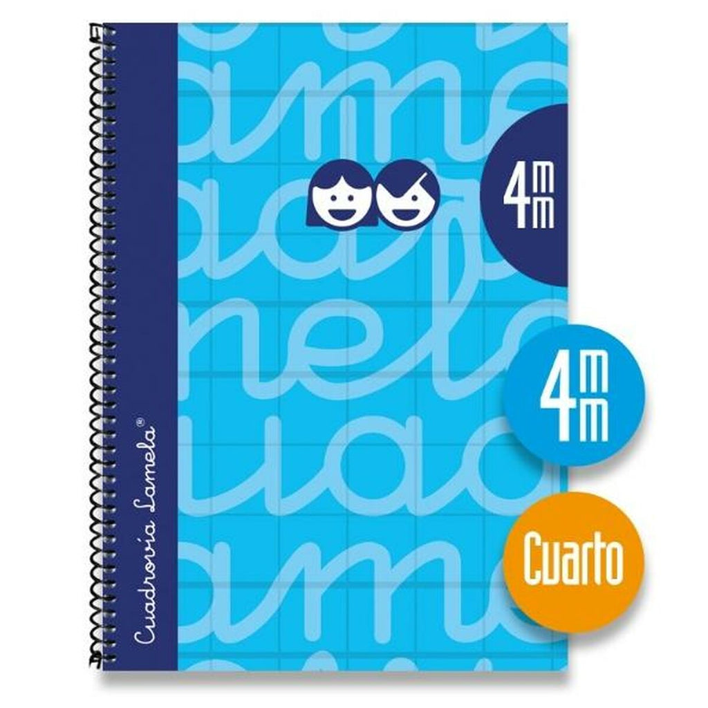 Notizbuch Lamela Blau Viertel 80 Blatt 5 Stücke – LuxeStyle Schweiz