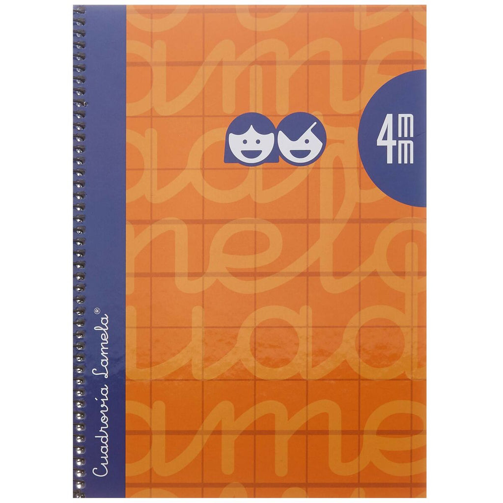 Notizbuch Lamela Orange Viertel 80 Blatt 5 Stücke – LuxeStyle Schweiz