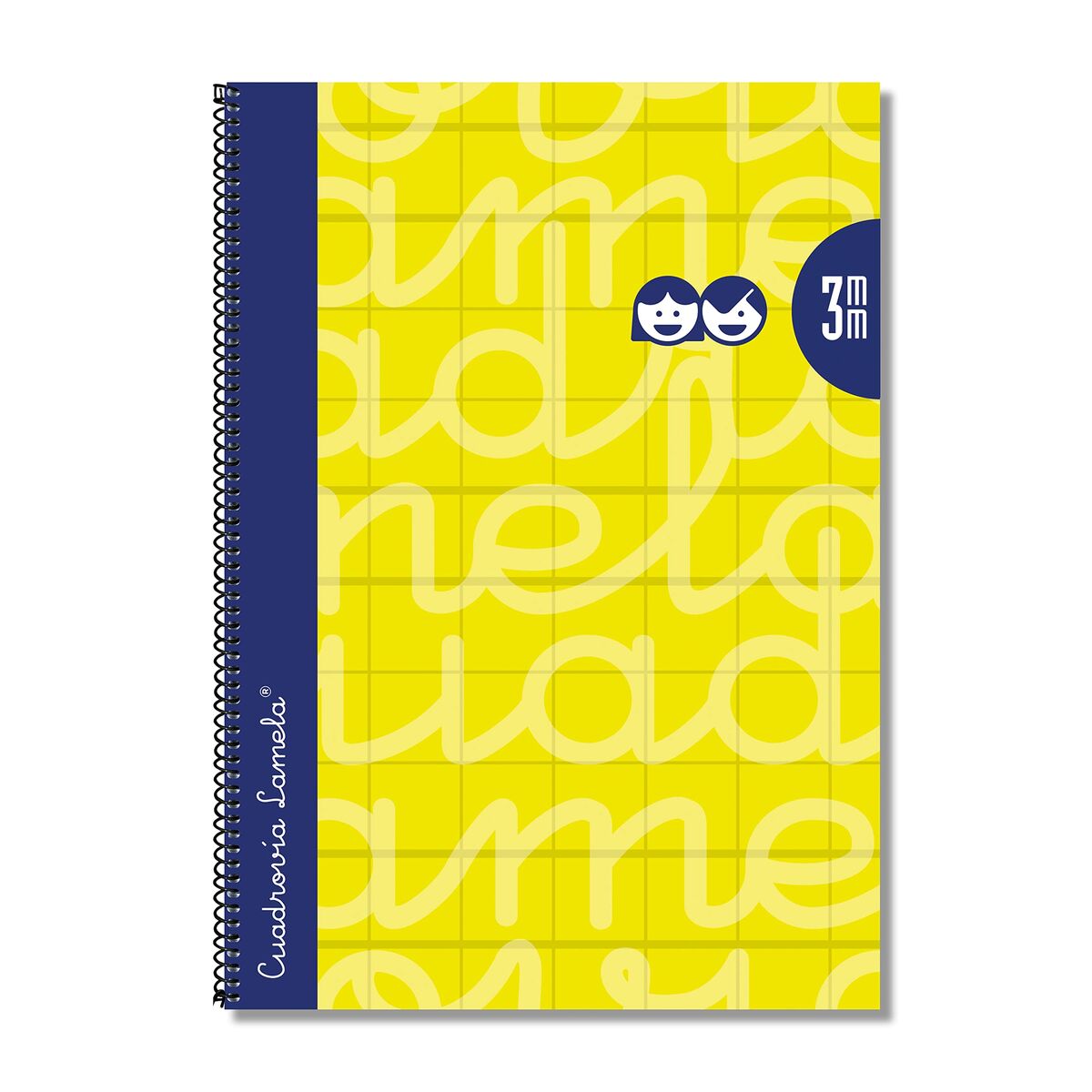 Notizbuch Lamela Gelb Blatt 80 Blatt 21,5 x 31,5 cm 3 mm 5 Stücke