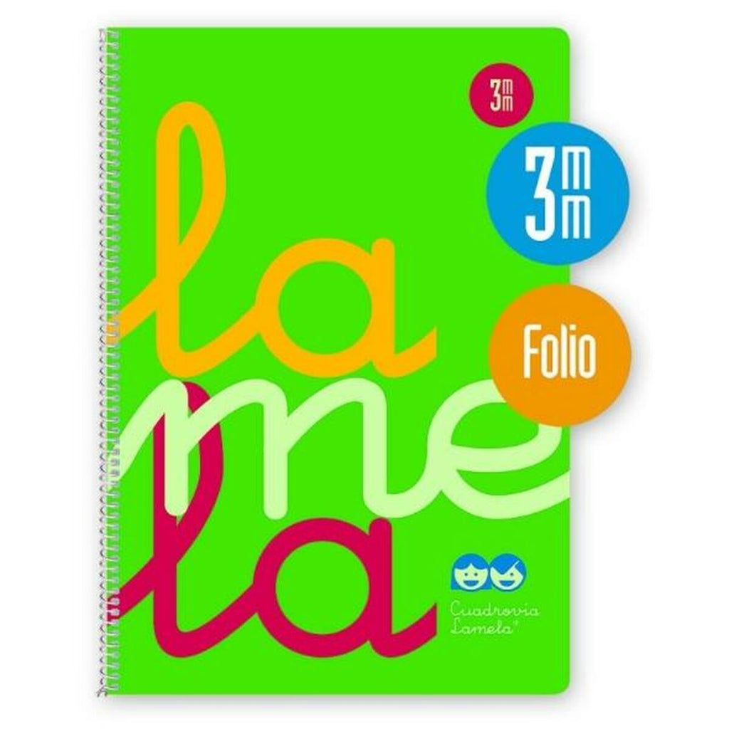 Notizbuch Lamela grün Din A4 80 Blatt 5 Stücke