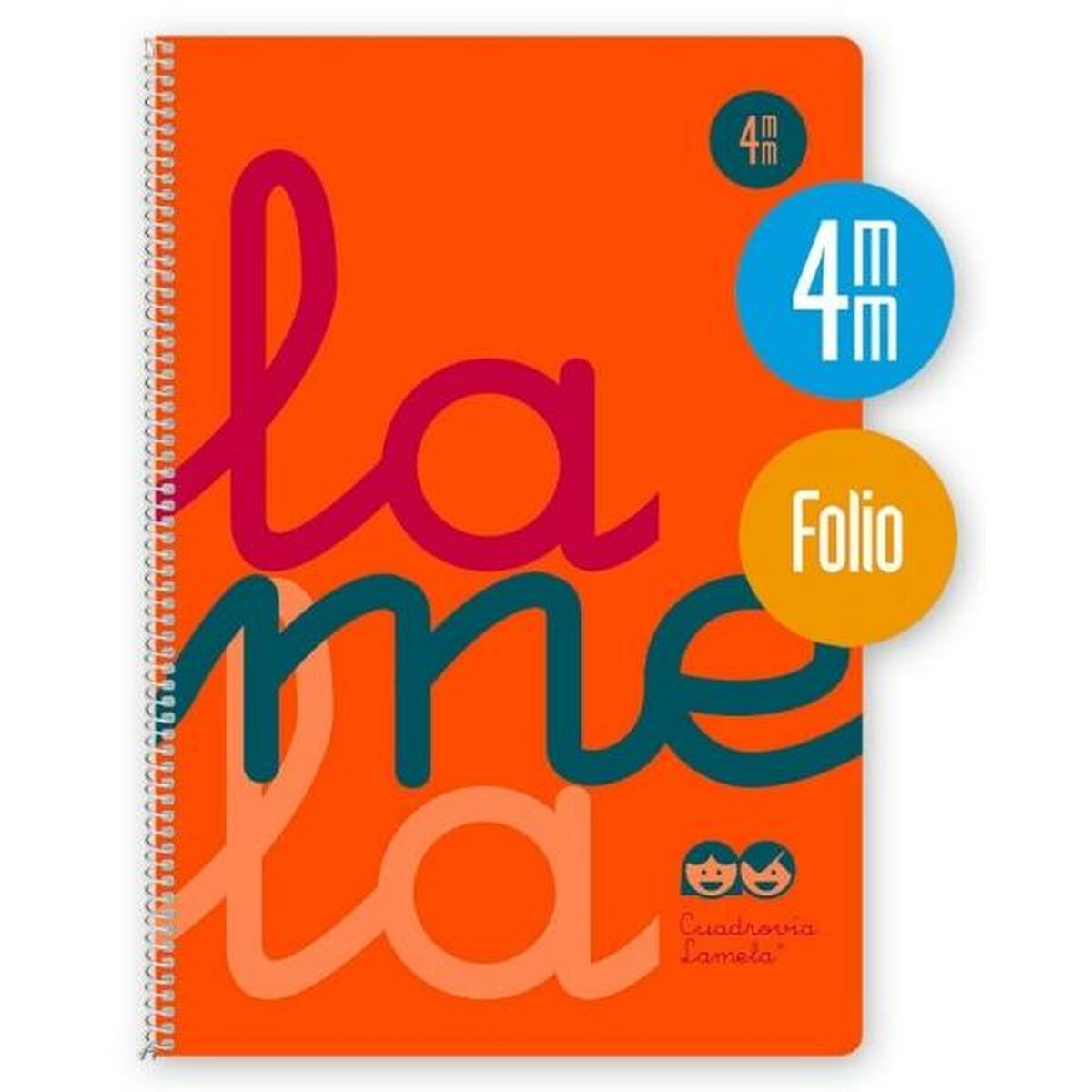 Notizbuch Lamela Orange Din A4 80 Blatt 5 Stücke – LuxeStyle Schweiz