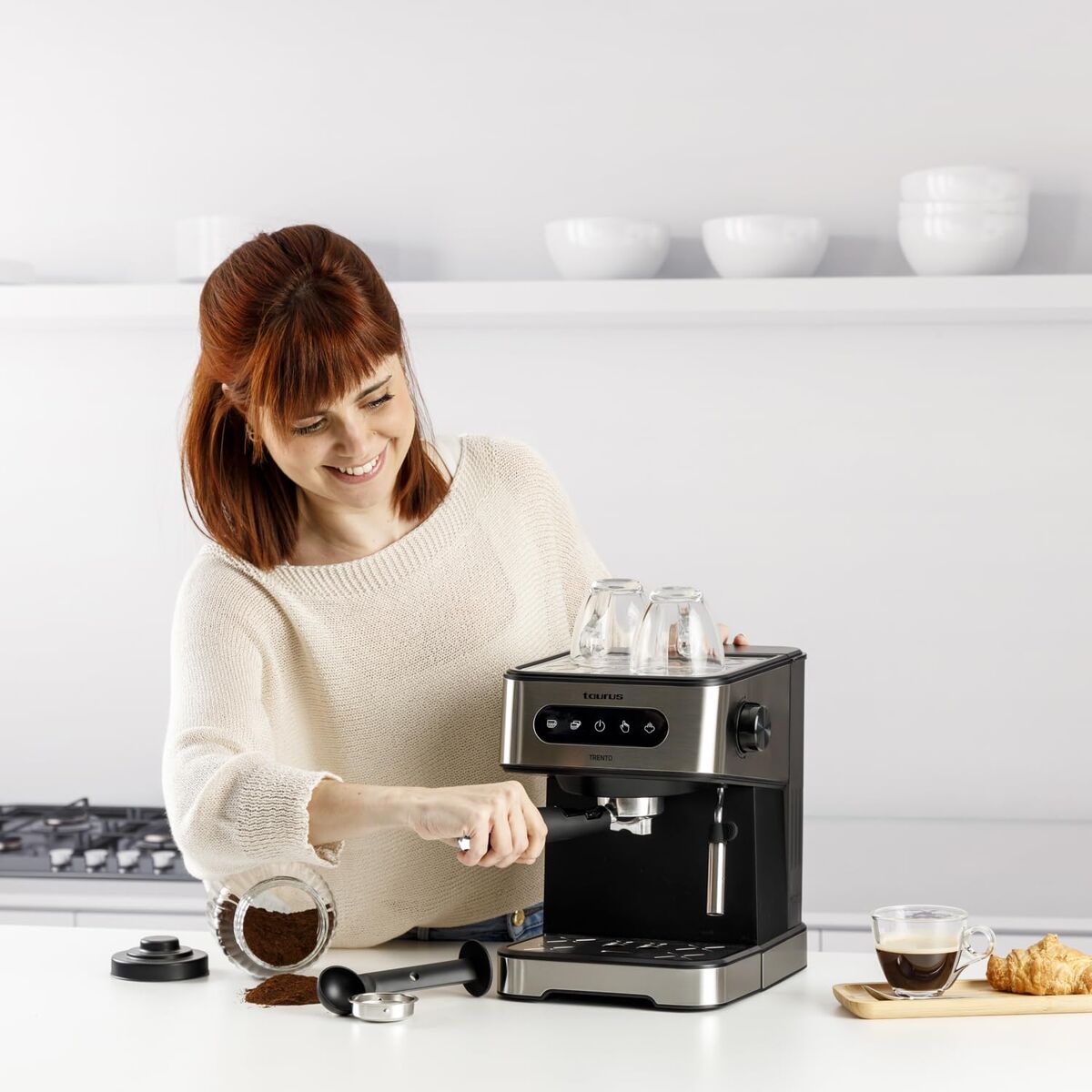 Express-Kaffeemaschine Taurus TRENTO Stahl 1,5 L