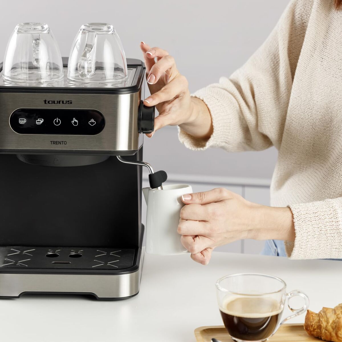 Express-Kaffeemaschine Taurus TRENTO Stahl 1,5 L