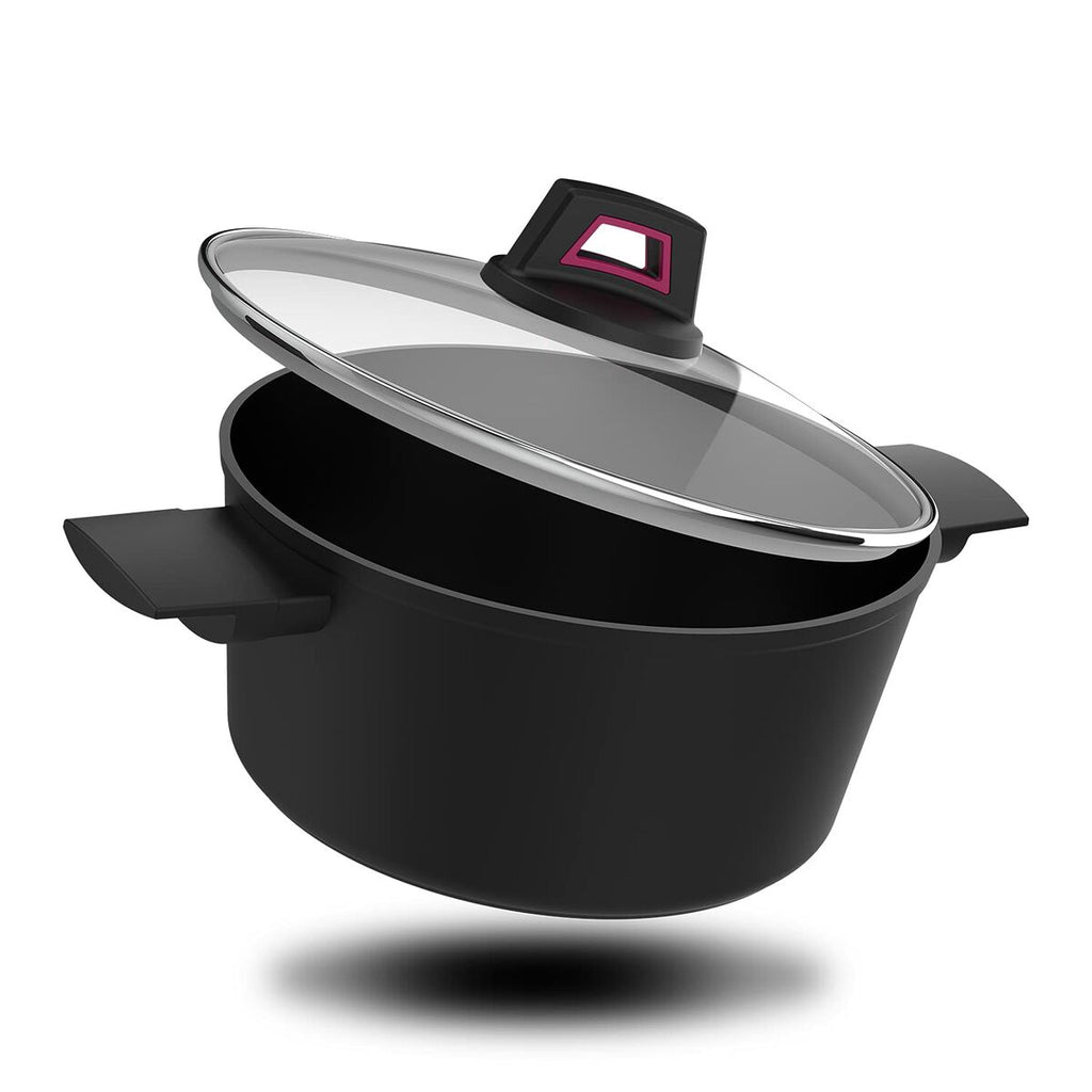 Topf mit Deckel Taurus Schwarz 2 L 20 cm