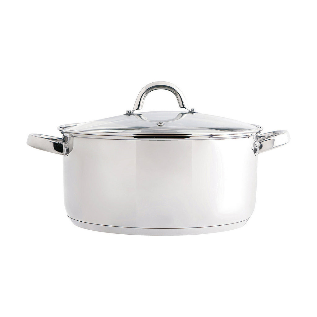Topf mit Deckel Quid Ottawa 24 cm Schwarz