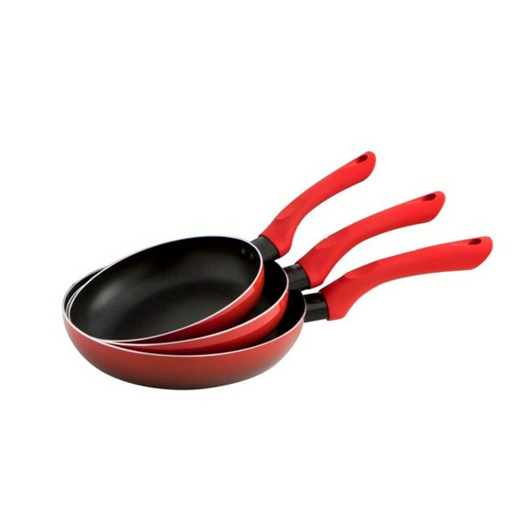 Pfannen-Set Quid Tokio Rot Metall (3 pcs) – LuxeStyle Schweiz