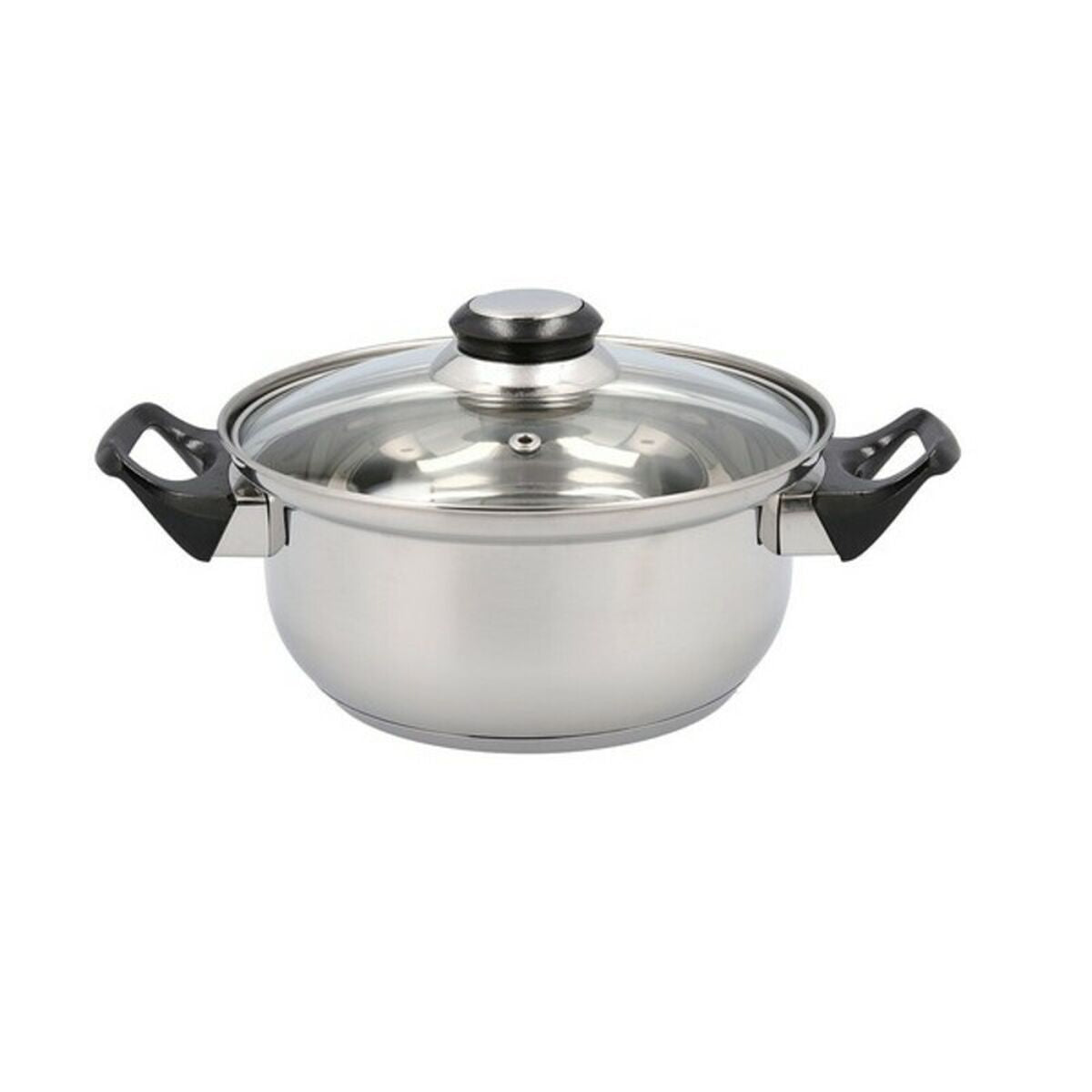 Topf mit Deckel Quid Habitat Stahl 18 x 8,5 cm