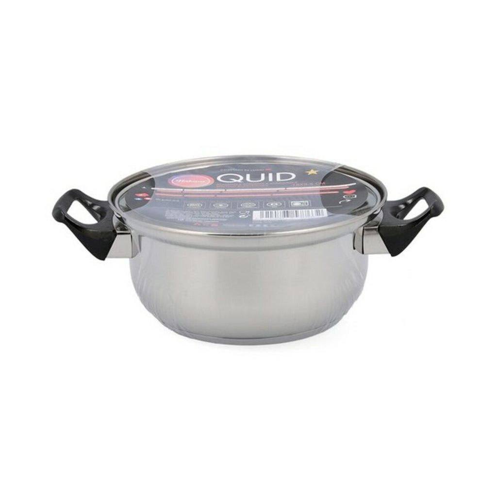 Topf mit Deckel Quid Habitat Stahl 18 x 8,5 cm