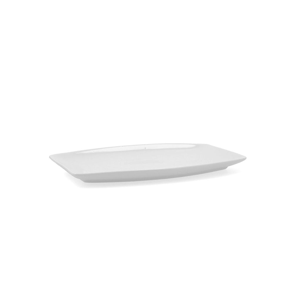 Kochschüssel Quid Gastro karriert aus Keramik Weiß (25,2 x 16 x 2 cm)
