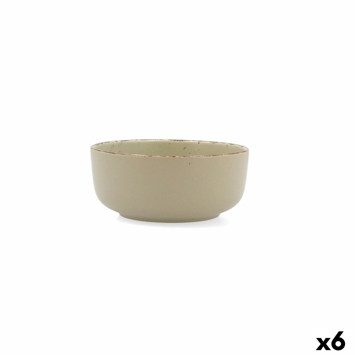 Schüssel für Vorspeisen Quid Duna grün aus Keramik 15 x 15 cm (6 Stück