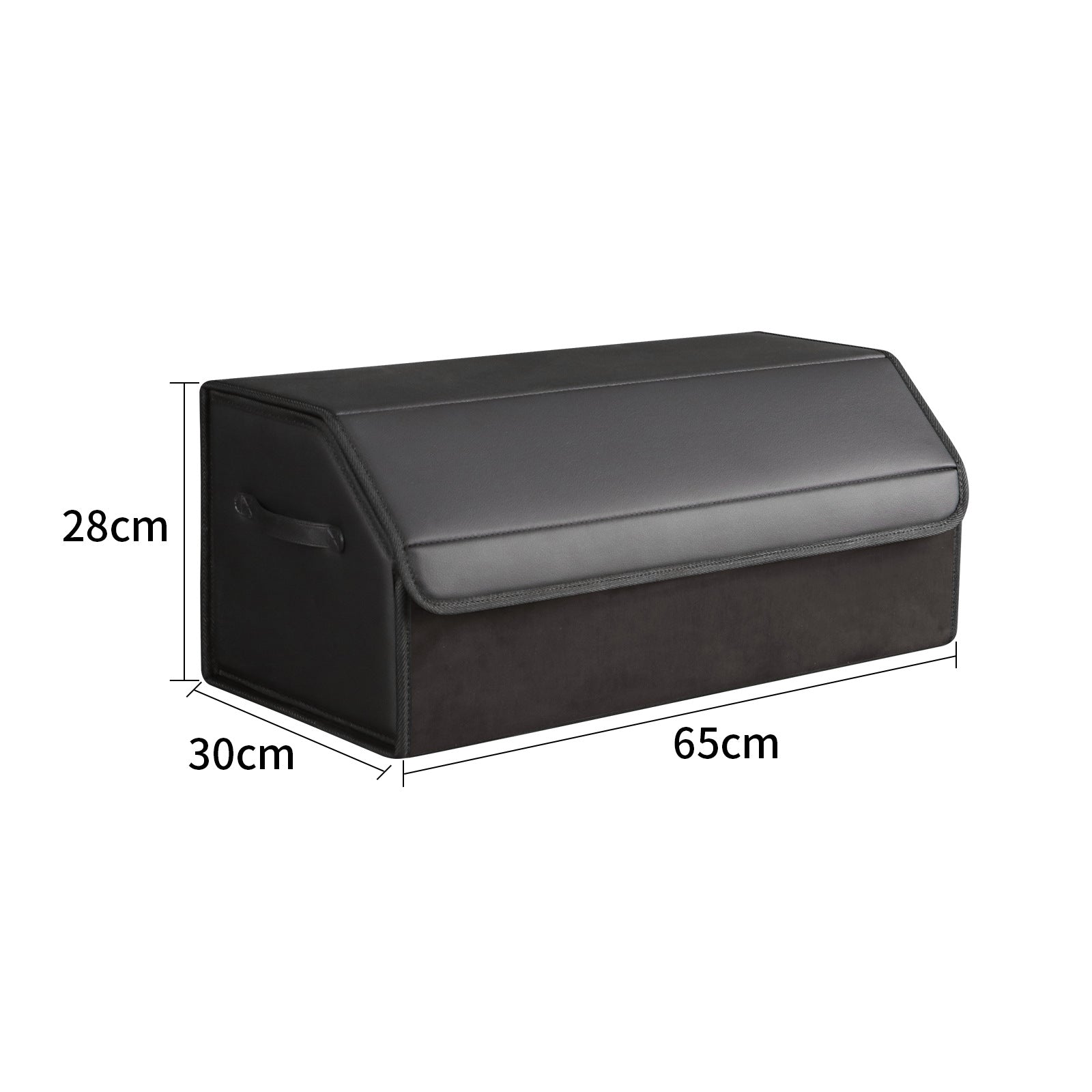 Aufbewahrungsbox aus Suede