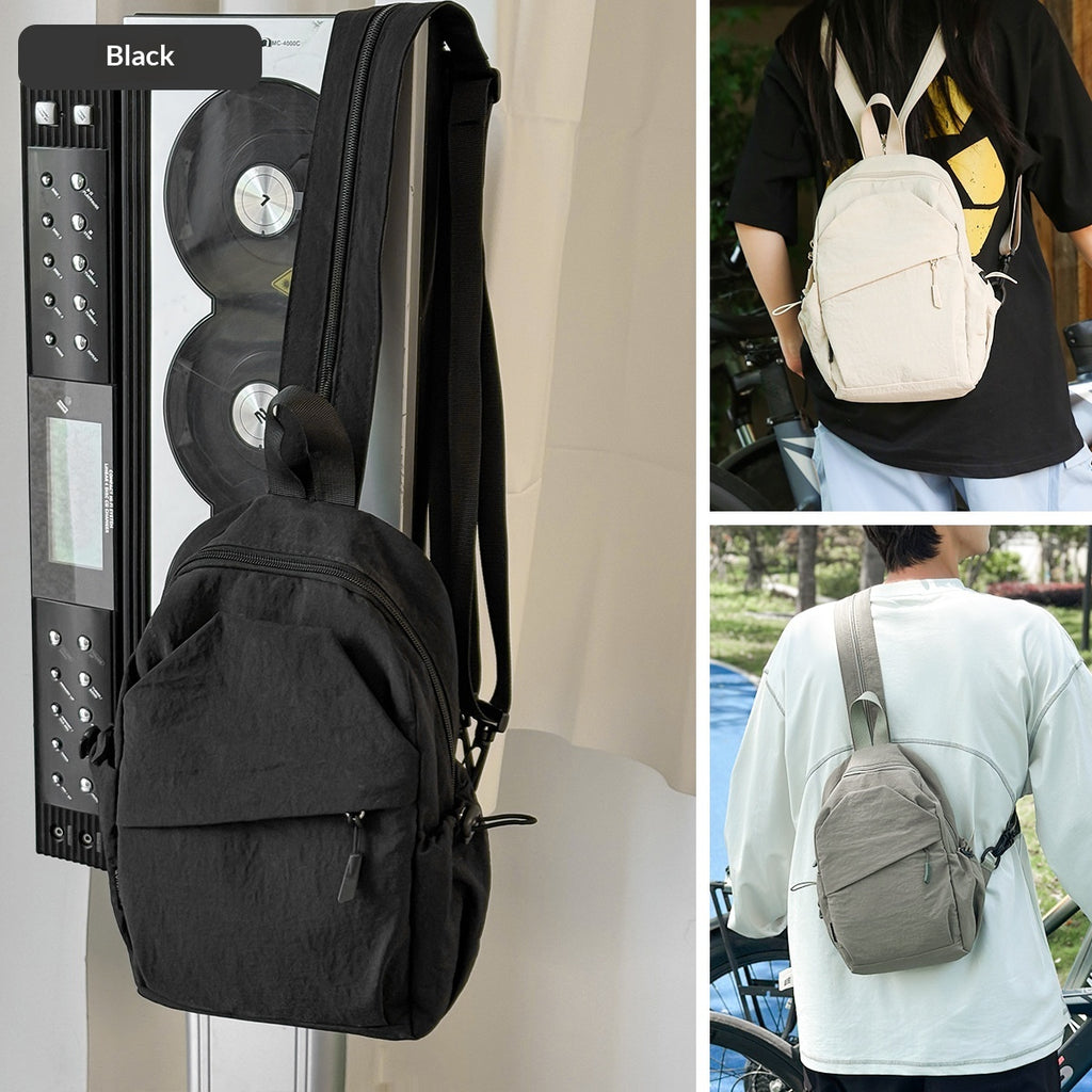 Crossbody Tasche aus Polyester – schwarz, grün, grau, khaki – Bild 7 | LuxeStyle