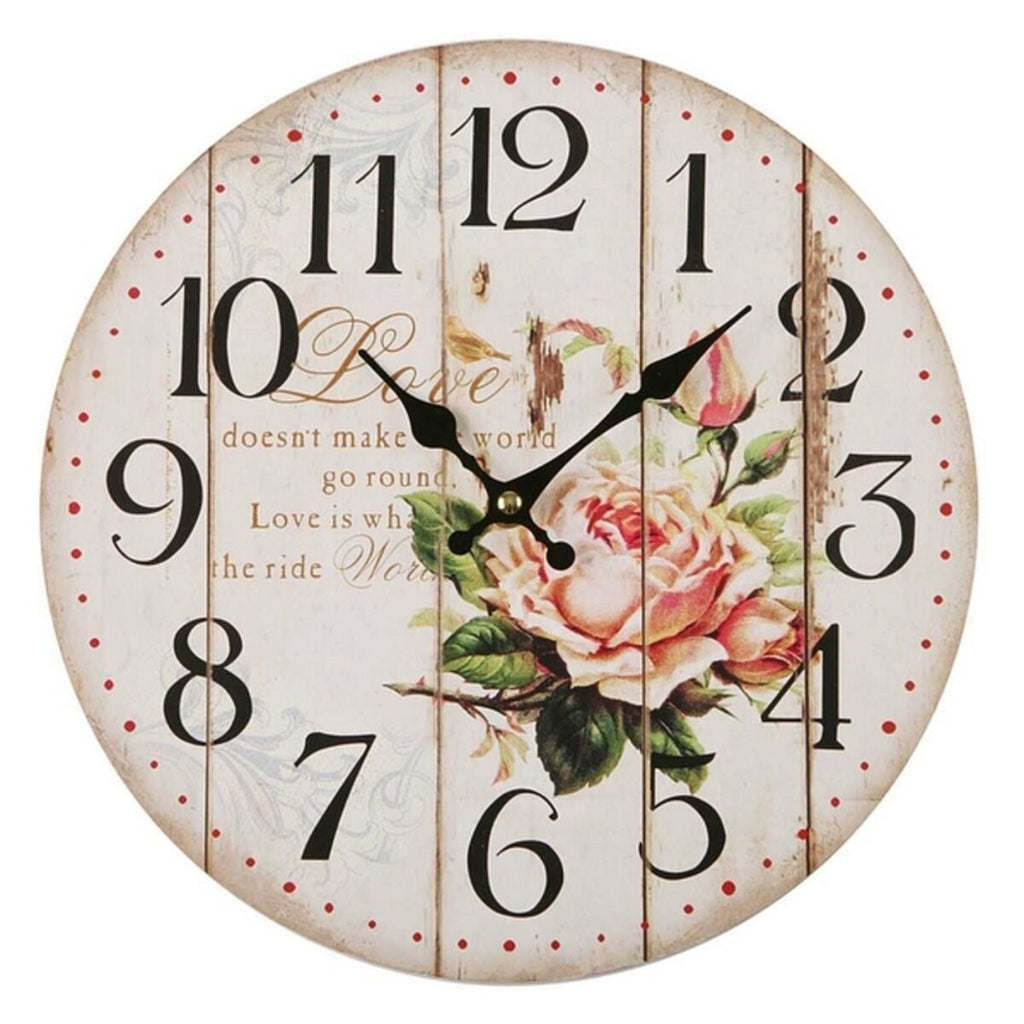 Wanduhr Versa Rosé Metall (5 x 28 x 28 cm) – LuxeStyle Schweiz