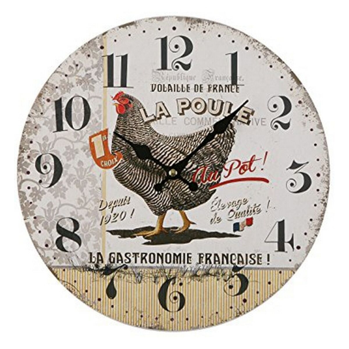 Wanduhr Versa Gallina Kunststoff (5 x 28 x 28 cm) – LuxeStyle Schweiz
