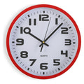 Wanduhr Versa Rot Kunststoff 3,8 x 25 x 25 cm