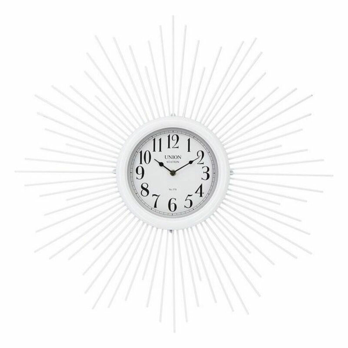 Große Wanduhr Metall Holz – Eleganter Blickfang für dein Heim.