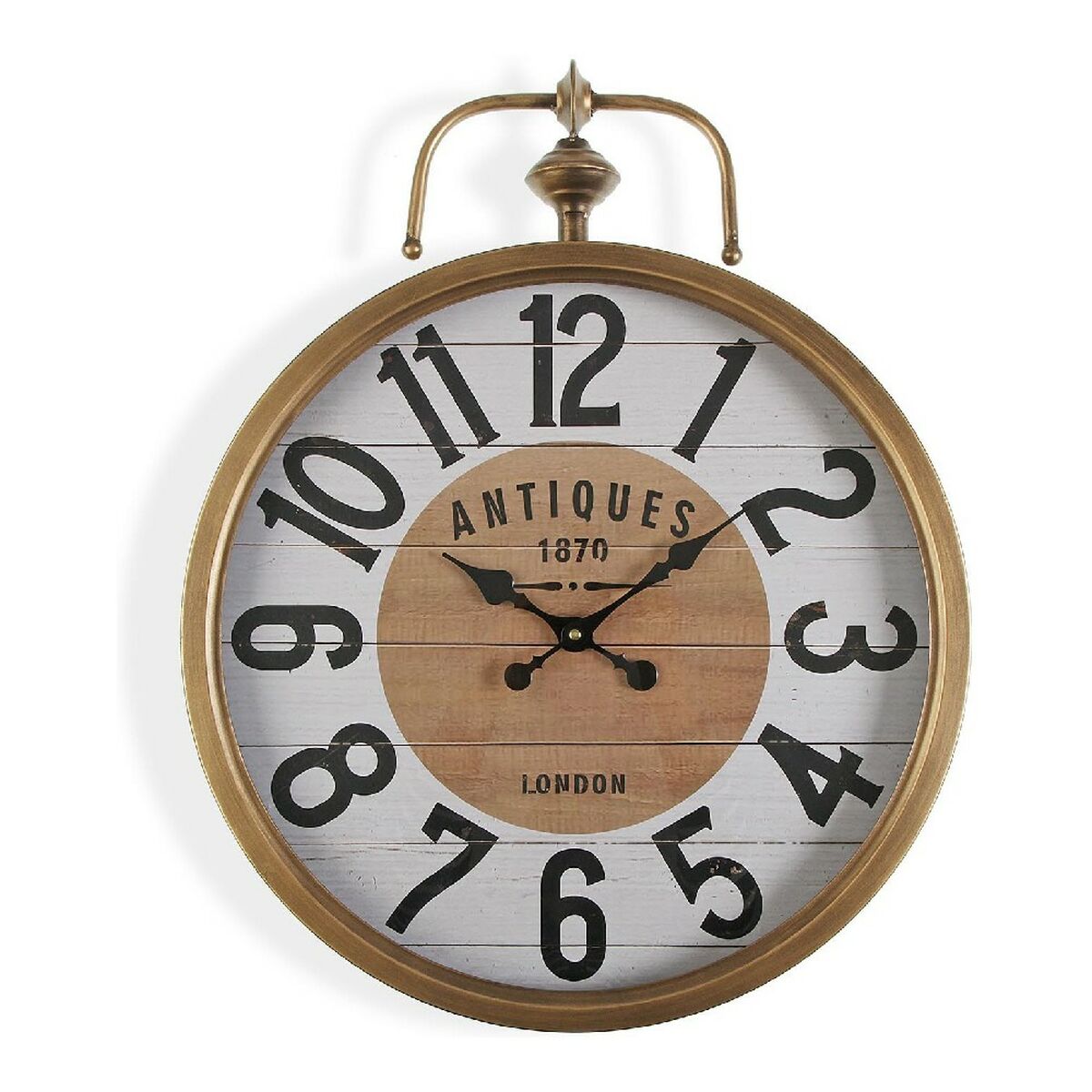 Wanduhr Versa Antiques Metall (6 x 60 x 48 cm) – LuxeStyle Schweiz