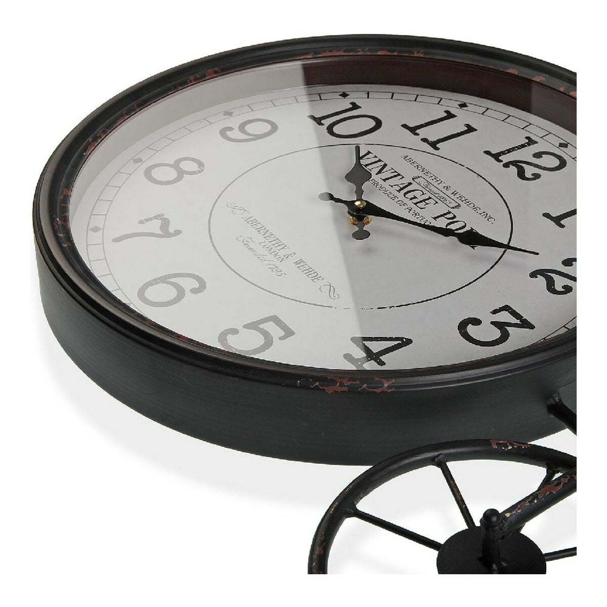 Wanduhr Versa Bicycle Metall (6 x 60 x 50 cm) – LuxeStyle Schweiz