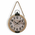 Wanduhr Versa Mapamundi 40 x 6,5 x 47 cm Holz MDF
