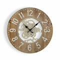 Wanduhr Versa 40 x 4,5 x 40 cm Metall Holz MDF