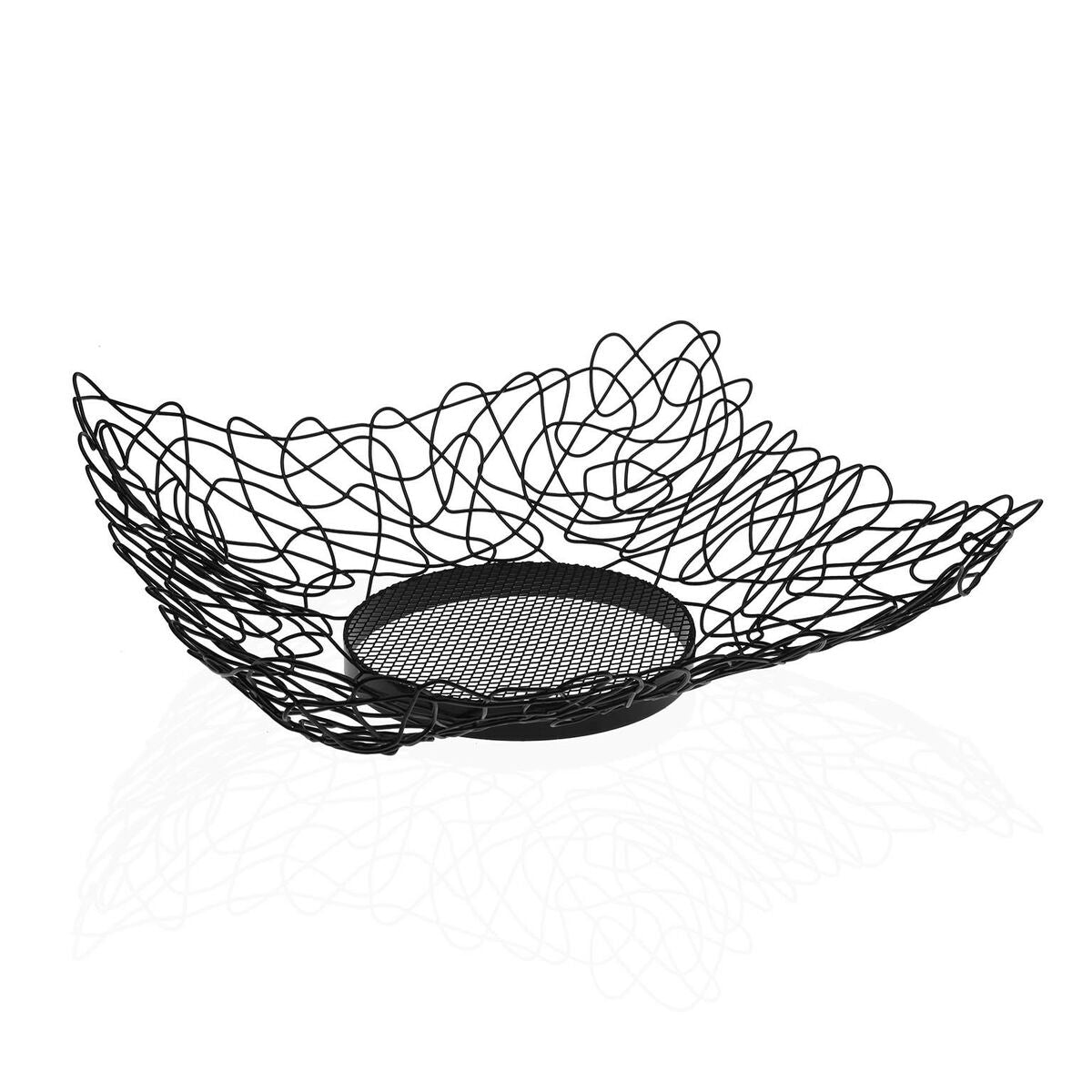 Obstkorb «Versa» Metall Schwarz (29 cm)
