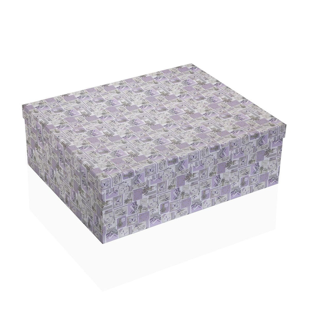 Deko-Boxen-Set «Versa» Lavendel (15-teilig)
