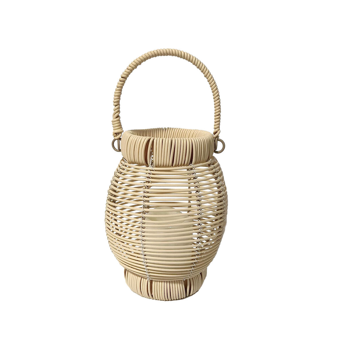 LED-Laterne «Boho» · Rattan-Optik, kabellos