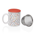 Tee-Tasse mit Filter «Versa» Blume