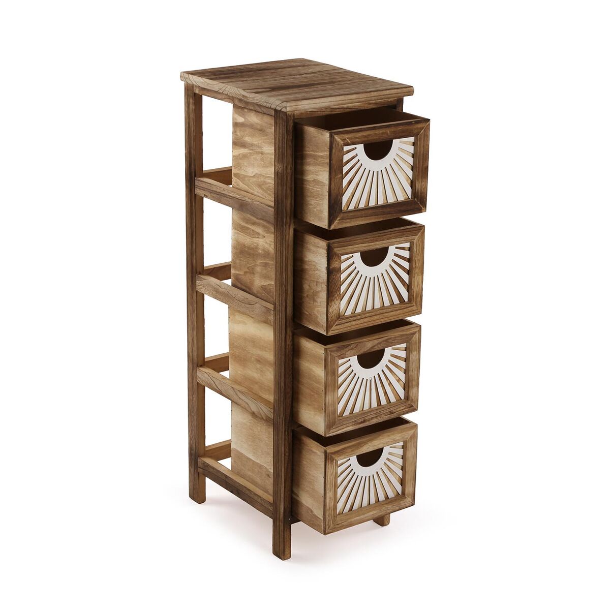 Kommode «Versa» Adda Braun (32×81×26 cm)