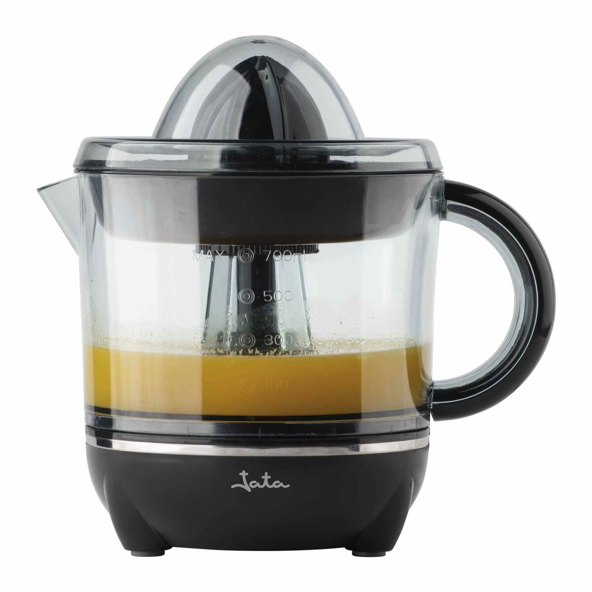 Elektrischer Entsafter JATA JEEX1423 Schwarz Durchsichtig 40 W 700 ml