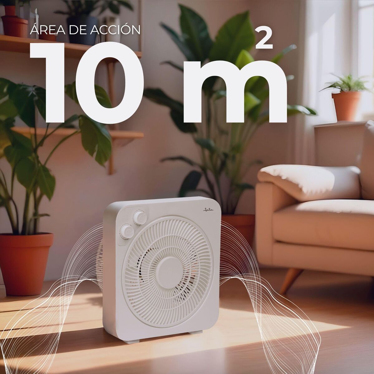 Tischventilator JATA JVVS3115 Weiss
