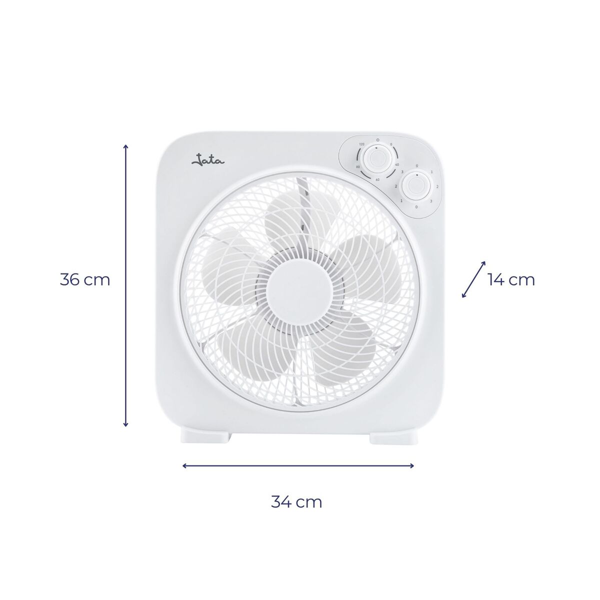 Tischventilator JATA JVVS3115 Weiss