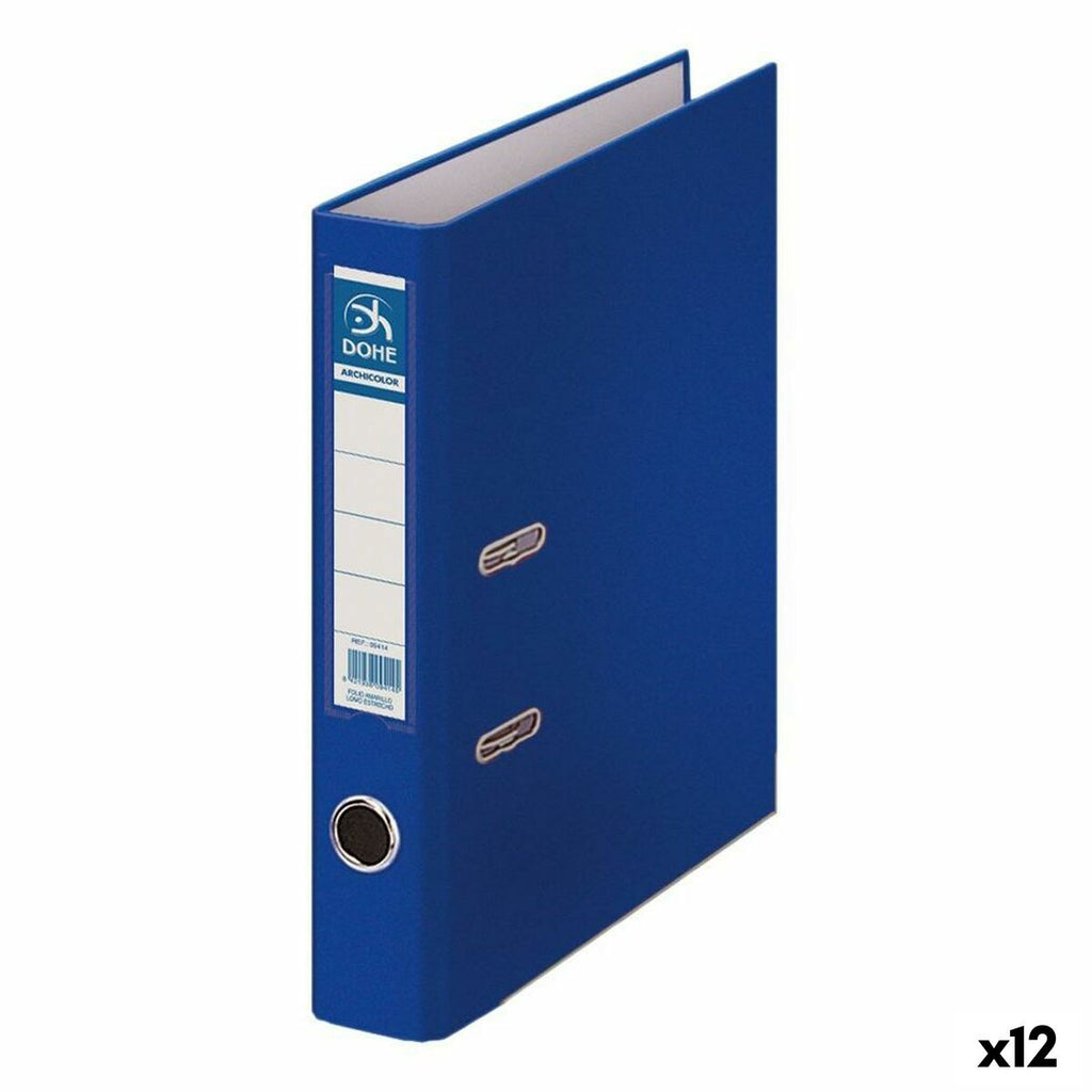 Robuste blaue A4 Ordnerbox – Für sichere Archivierung.