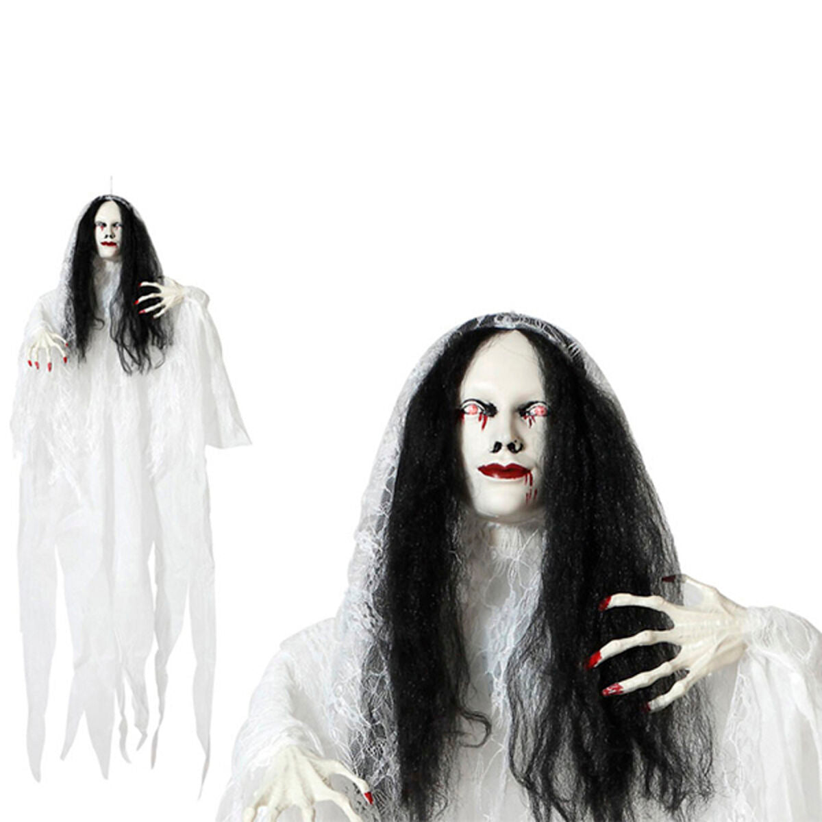 Halloween-Dekoration S1125772 Weiß 120 cm
