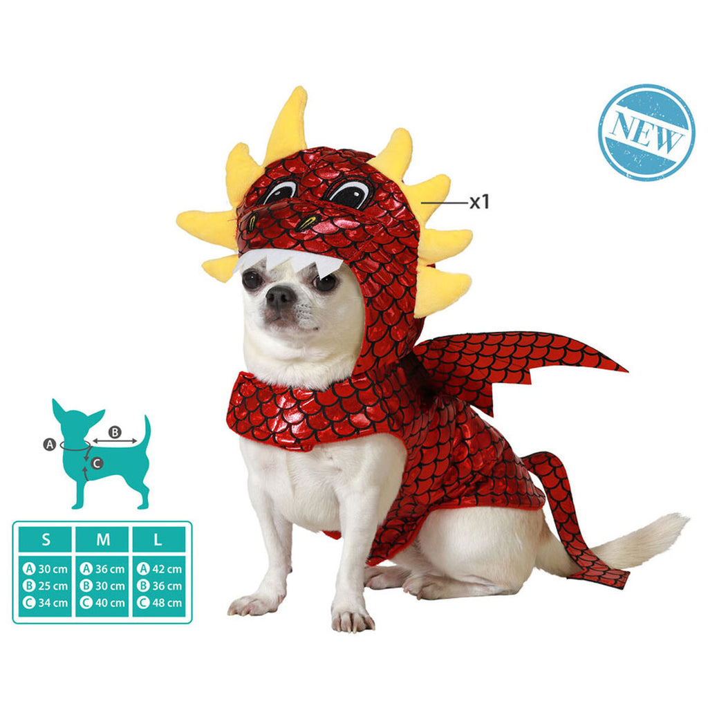 Hundekostüm «Drache» (S)