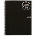 Notizbuch Miquelrius Mikroperforiert Graphit A4 5 Stücke
