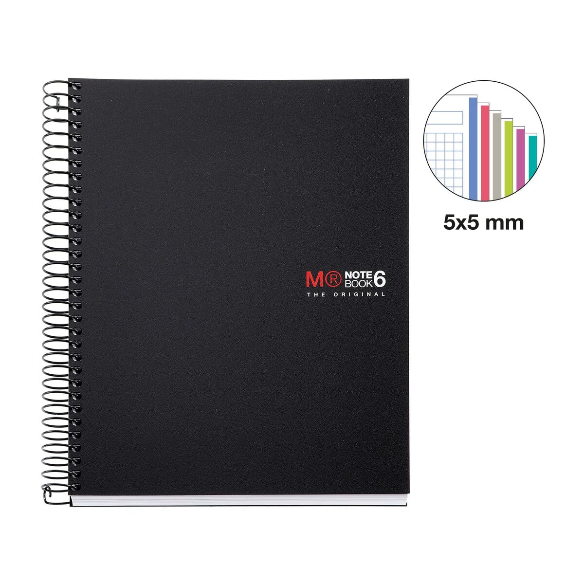 Notizbuch Miquelrius Mikroperforiert Schwarz A5 (5 Stück) – LuxeStyle Schweiz