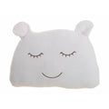Kissen Teddybär (35×29 cm, Weiss)