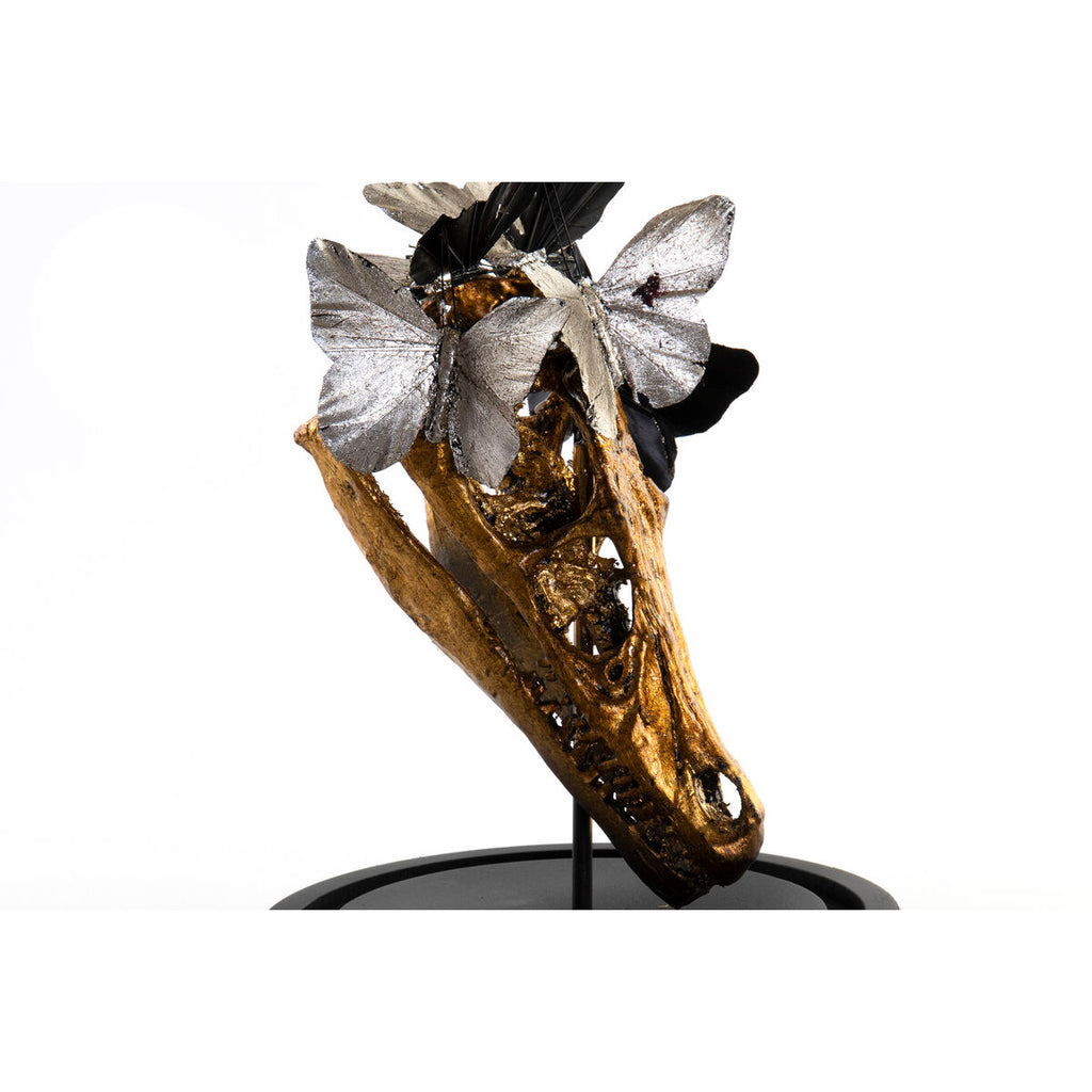 Deko-Figur DKD Home Decor Schwarz Gold Schmetterlinge 17 x 17 x 26 cm – LuxeStyle Schweiz