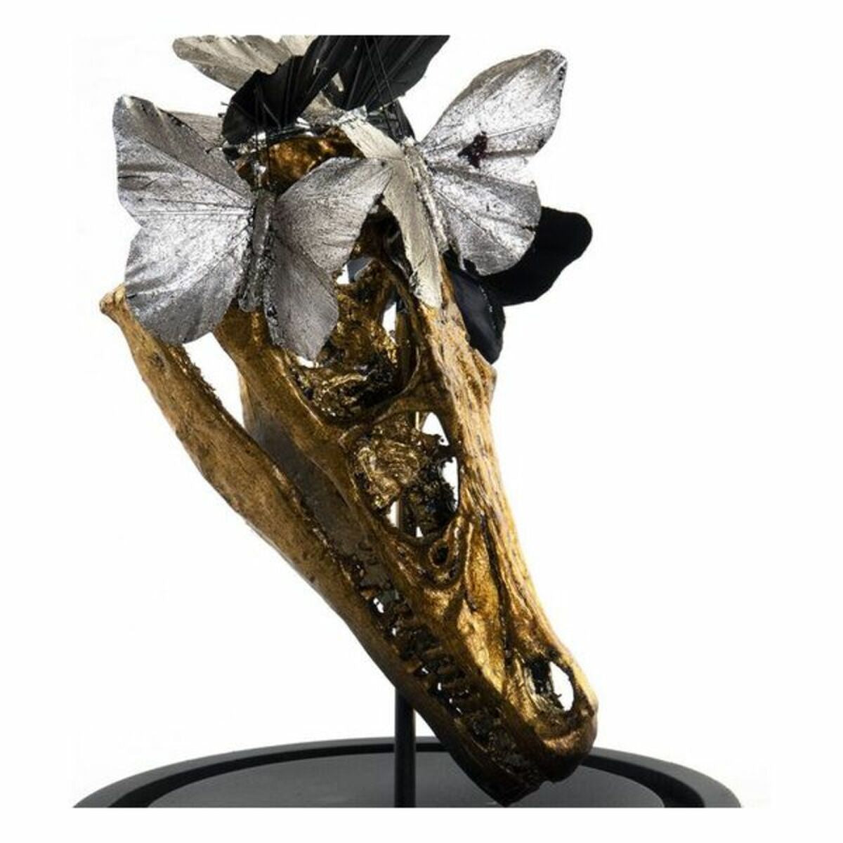 Deko-Figur DKD Home Decor Schwarz Gold Schmetterlinge 17 x 17 x 26 cm – LuxeStyle Schweiz