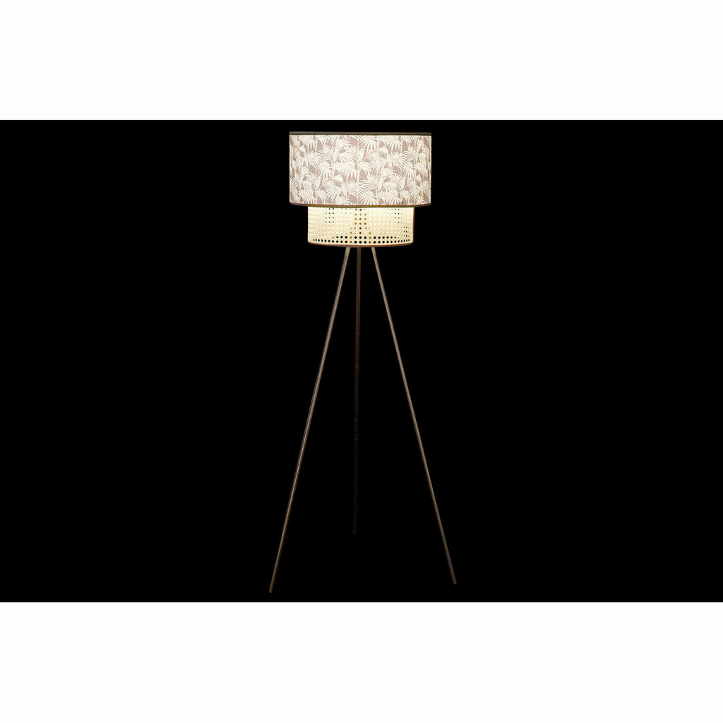 Exotische Palmen Stehlampe – Kolonialer Stil, warmes Licht.