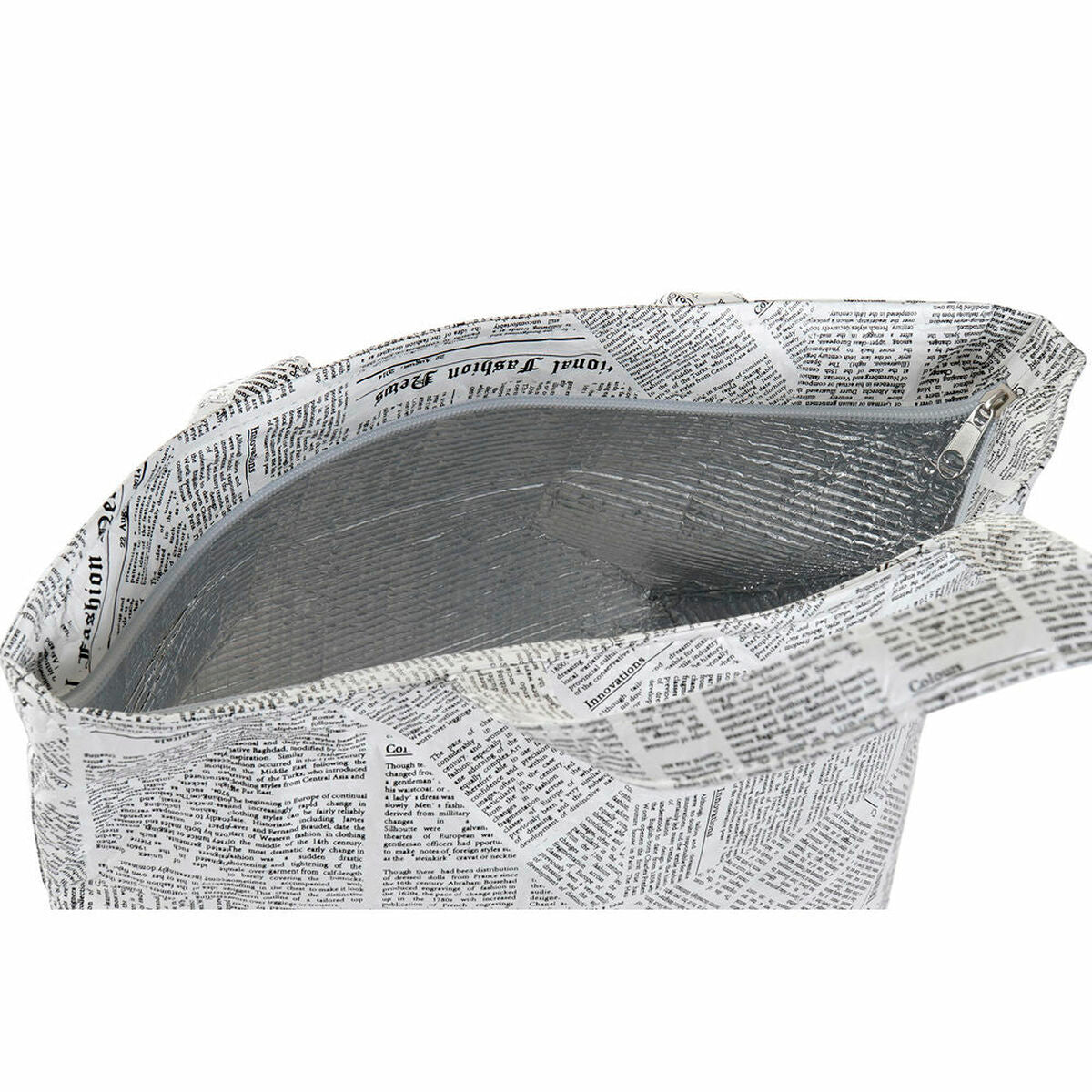 Kühltasche Weiss-Schwarz – Hält Getränke & Snacks frisch.