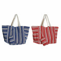 Handtasche DKD Home Decor Blau Rot Aluminium 39 x 26 x 34 cm Geldbeutel