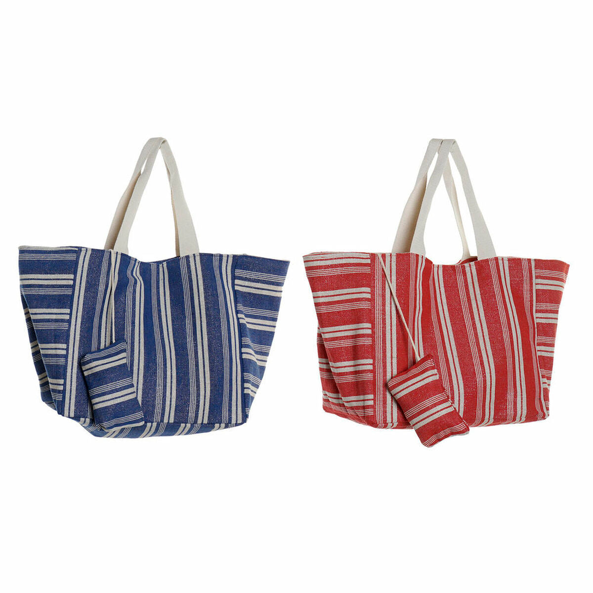 Handtasche DKD Home Decor Blau Rot Aluminium 39 x 26 x 34 cm Geldbeutel