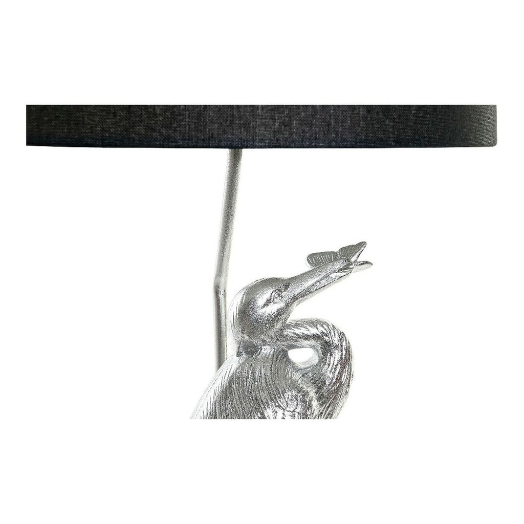 Tischlampe DKD Home Decor Schwarz Silberfarben Harz 60 W 220 V 33 x 33