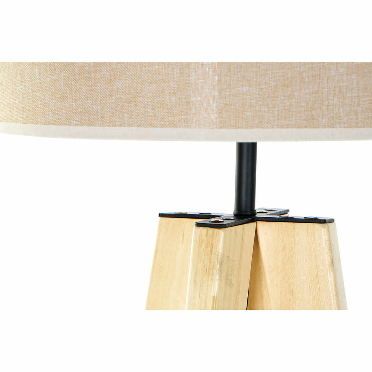 Holz-Stehlampe: Natürliches Licht für gemütliche Abende – Ansicht 2
