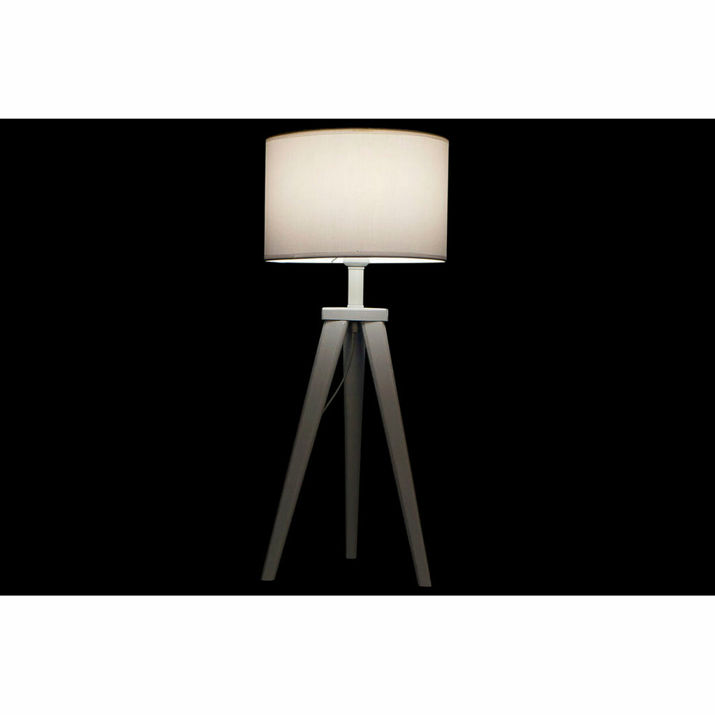 Holz-Tischlampe Weiß – Natürliches Licht für Ihr Heim